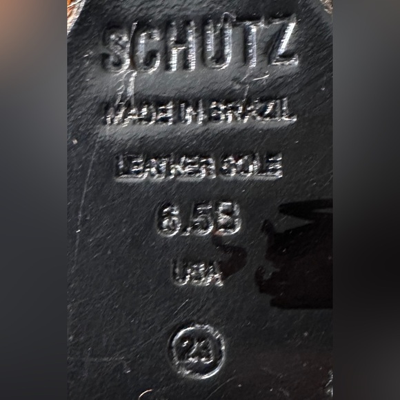 Schutz Siena Over The Knee Boot Leopard Print Calf Hair Size 6.5  Wedge Heel - Picture 10 of 10